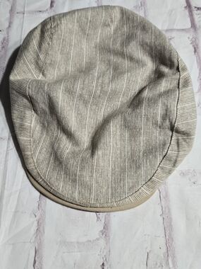 LINEA UOMO Neutral/Beige & Neutral/Red Striped Caps